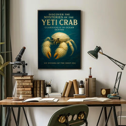 Discover the Mysteries of the Yeti Crab Poster