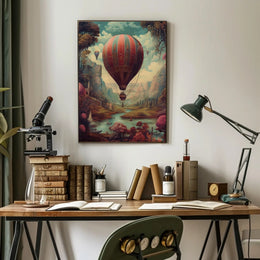 Enchanted Balloon Journey Poster