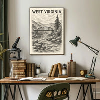 West Virginia Landscape Poster