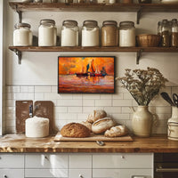 Sunset Sails Poster