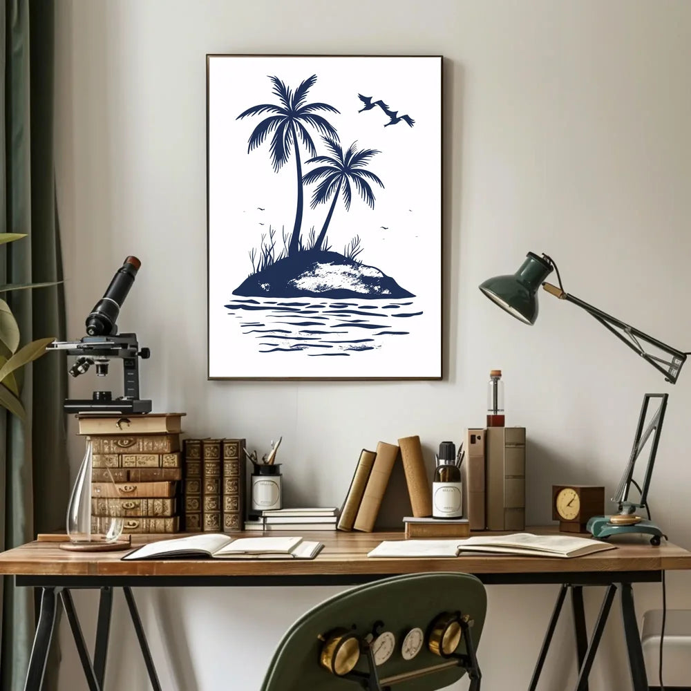 Vibrant Urban Landscape Art Poster