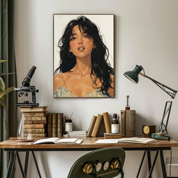 Enigmatic Portrait Poster