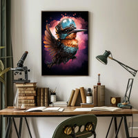Cyber Avian Adventure Poster