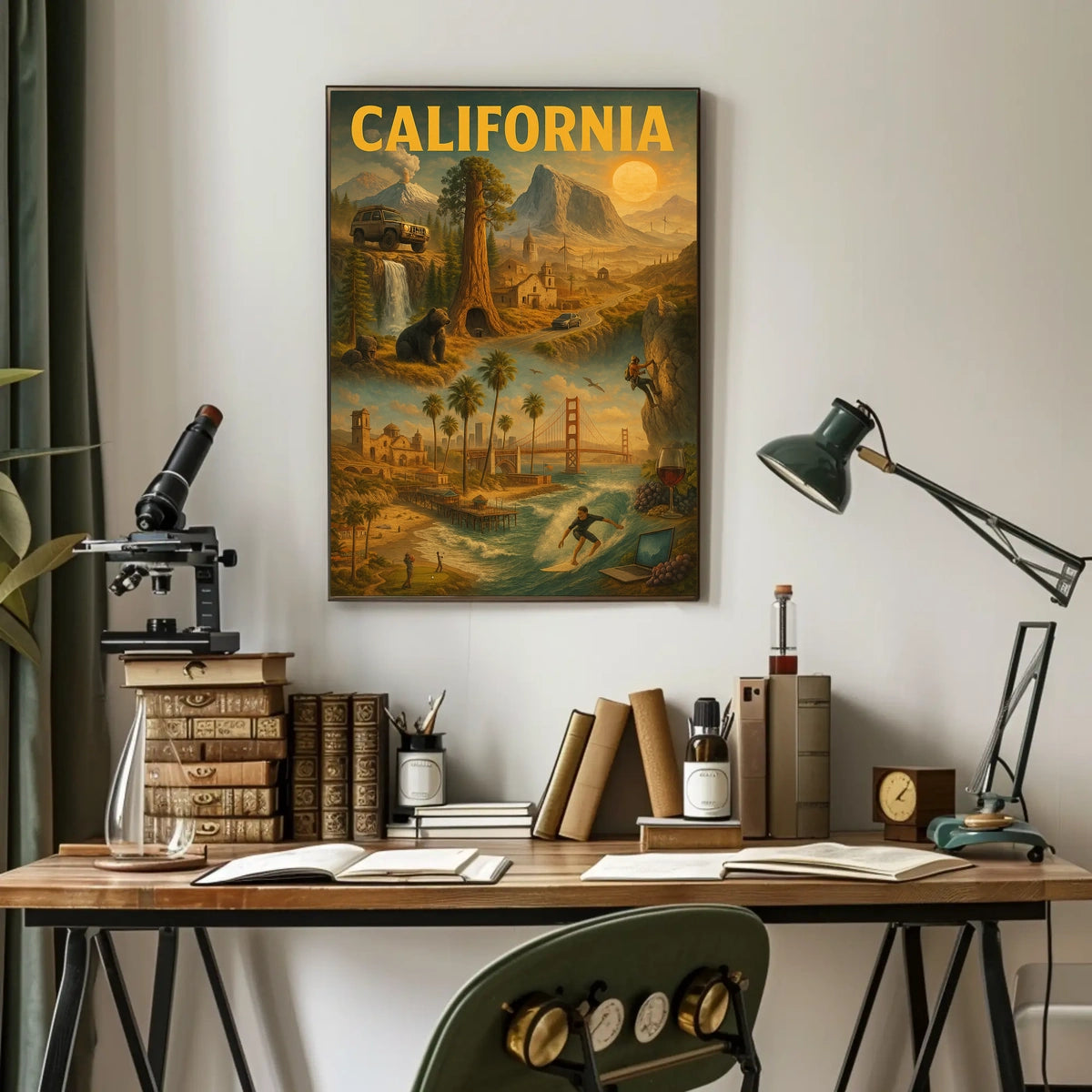 California Dreamscape Poster