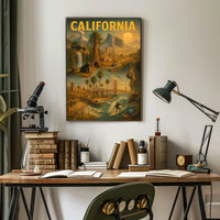 California Dreamscape Poster