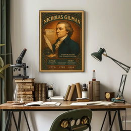 Nicholas Gilman Signer of the U.S. Constitution Poster