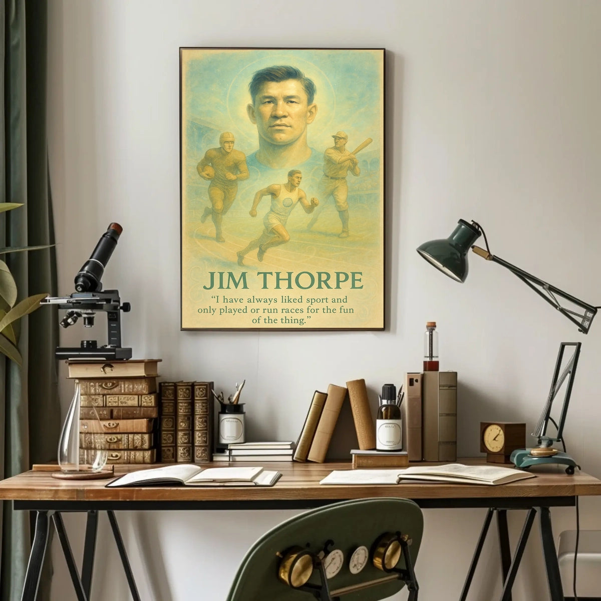 Celebrating Jim Thorpe Athletic Excellence Jim Thorpe Poster