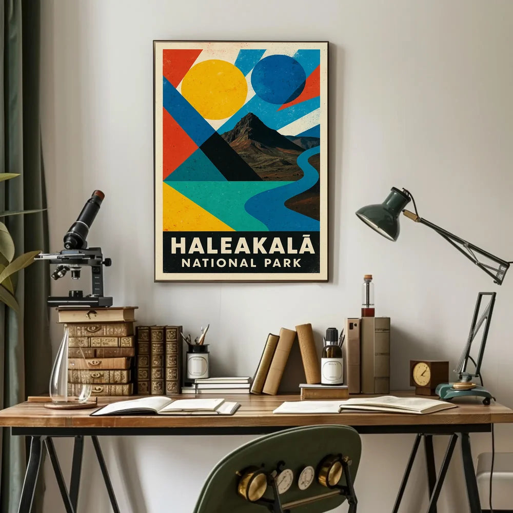 Haleakalā National Park Adventure Travel Poster