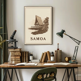 Samoa Scenic Retreat Poster