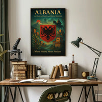 Albania's Legend: The Land of Eagles Heritage Poster