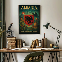 Albania's Legend: The Land of Eagles Heritage Poster