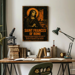 Saint Frances Of Rome Poster