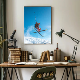 Skiing Adventure Poster