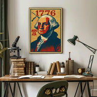 1776 George Washington Presidential Wall Poster Art