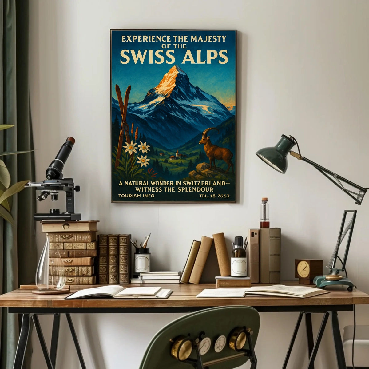 Experience the Majesty of the Swiss Alps Poster