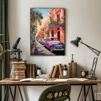 Vintage Havana Street Scene Vintage Poster
