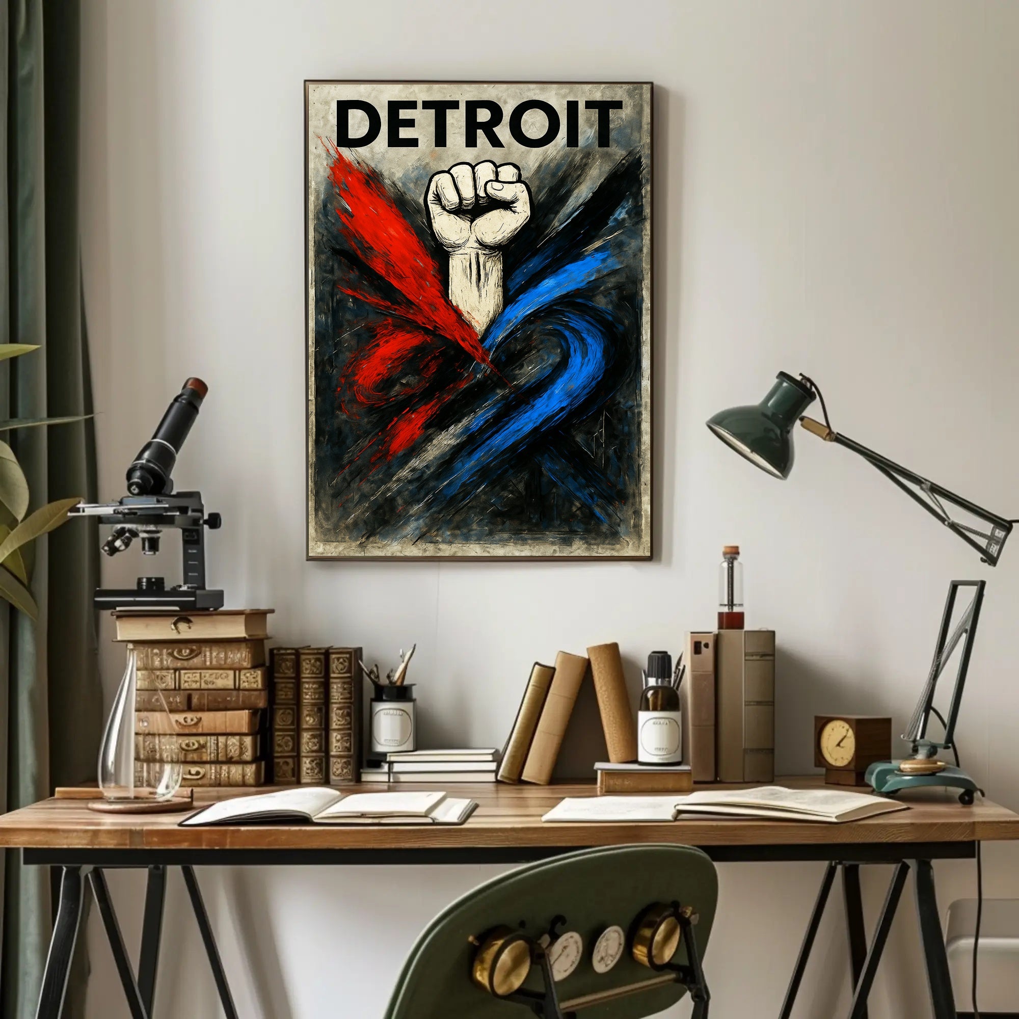 Detroit - Power and Unity Poster PosterGoat