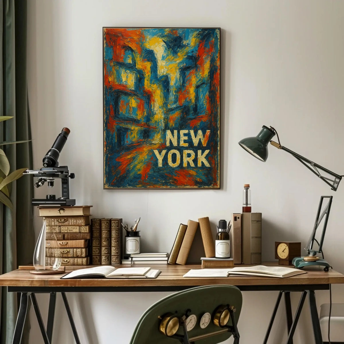 New York Abstract Abstract Poster