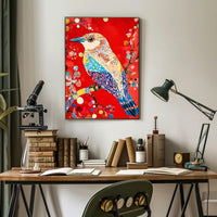 Vibrant Bird Wall Art Poster Decorative Print