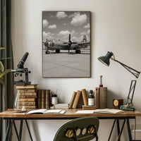 Vintage Bomber Aircraft WWII Poster