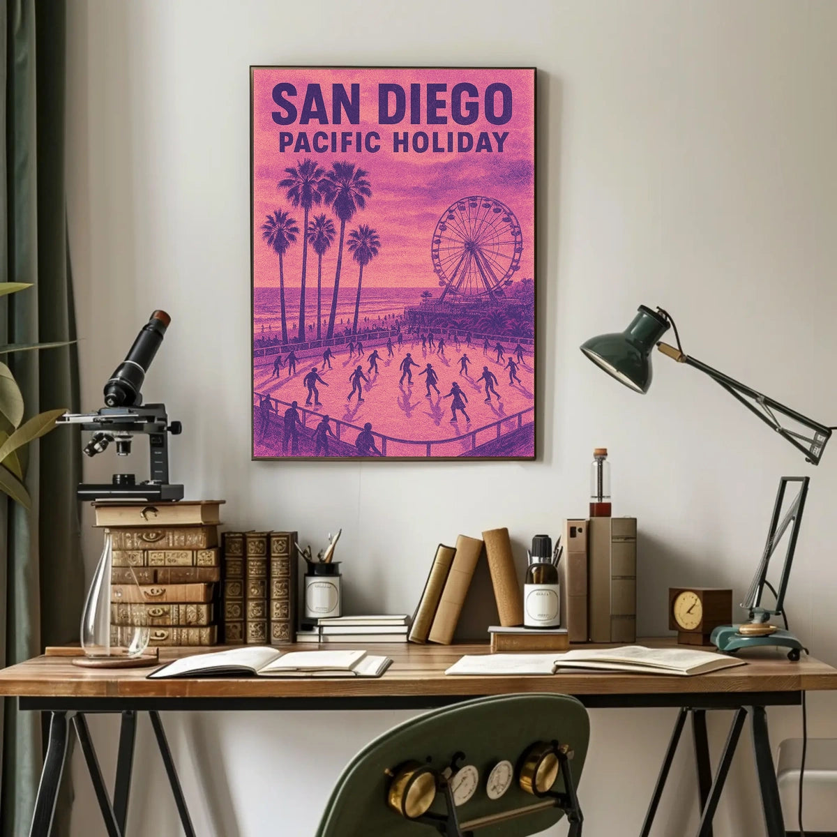 San Diego Pacific Holiday Poster