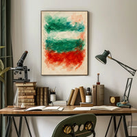 Abstract Watercolor Expression Abstract Poster
