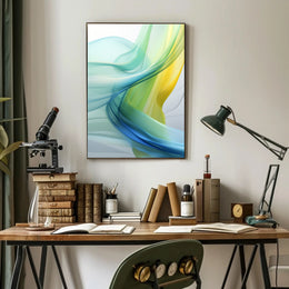 Flowing Hues Poster