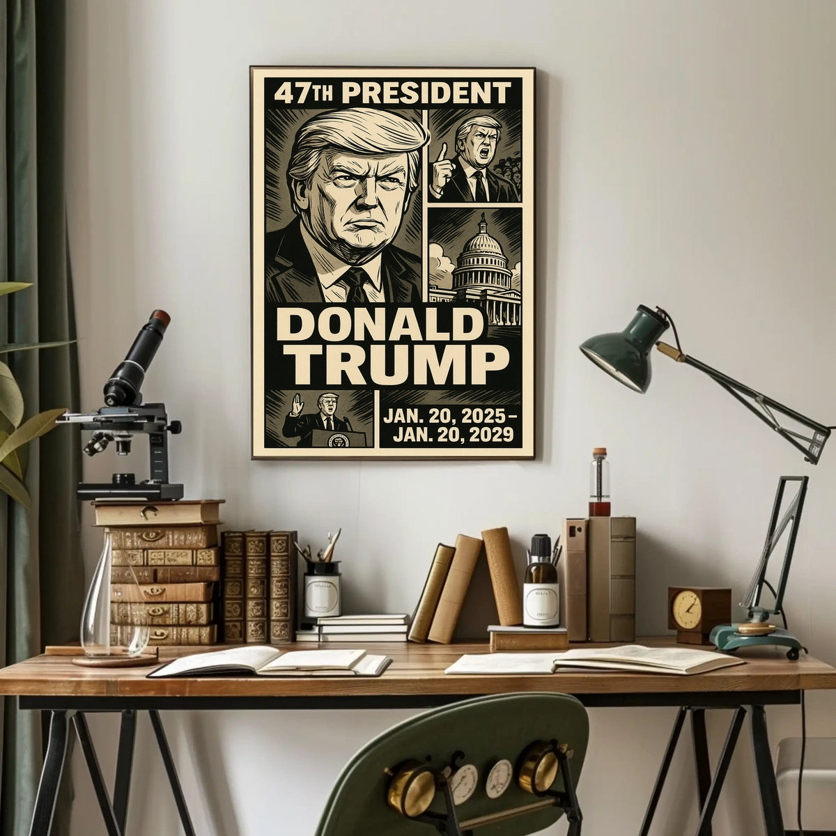 Donald Trump 47th President Poster