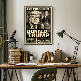 Donald Trump 47th President Poster