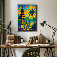 Bali, Indonesia Vibrant Paradise Poster