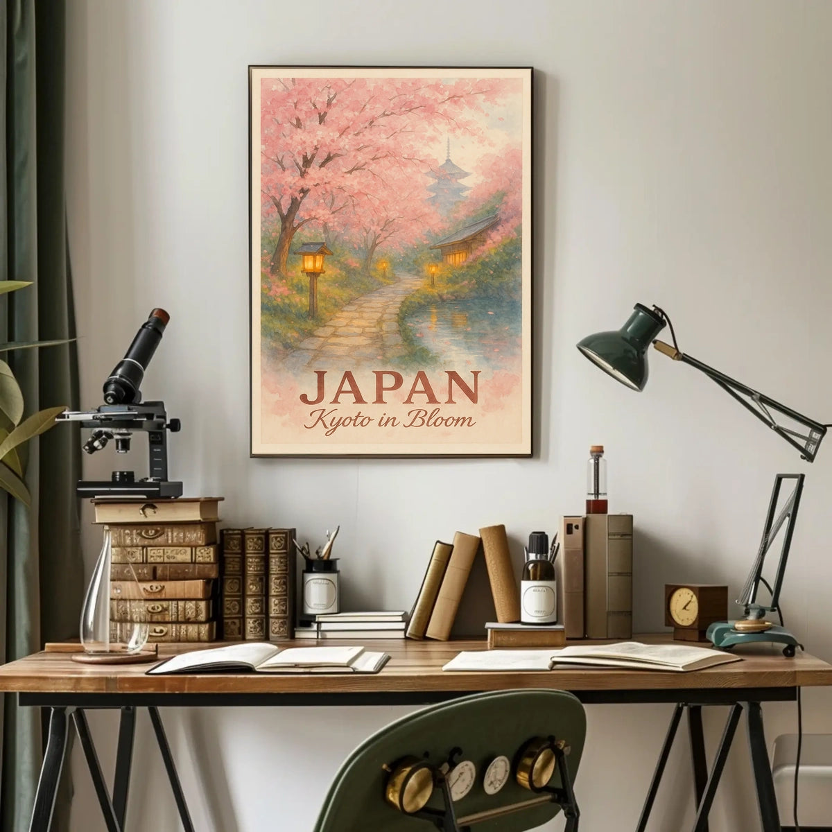 Japan Kyoto in Bloom Poster