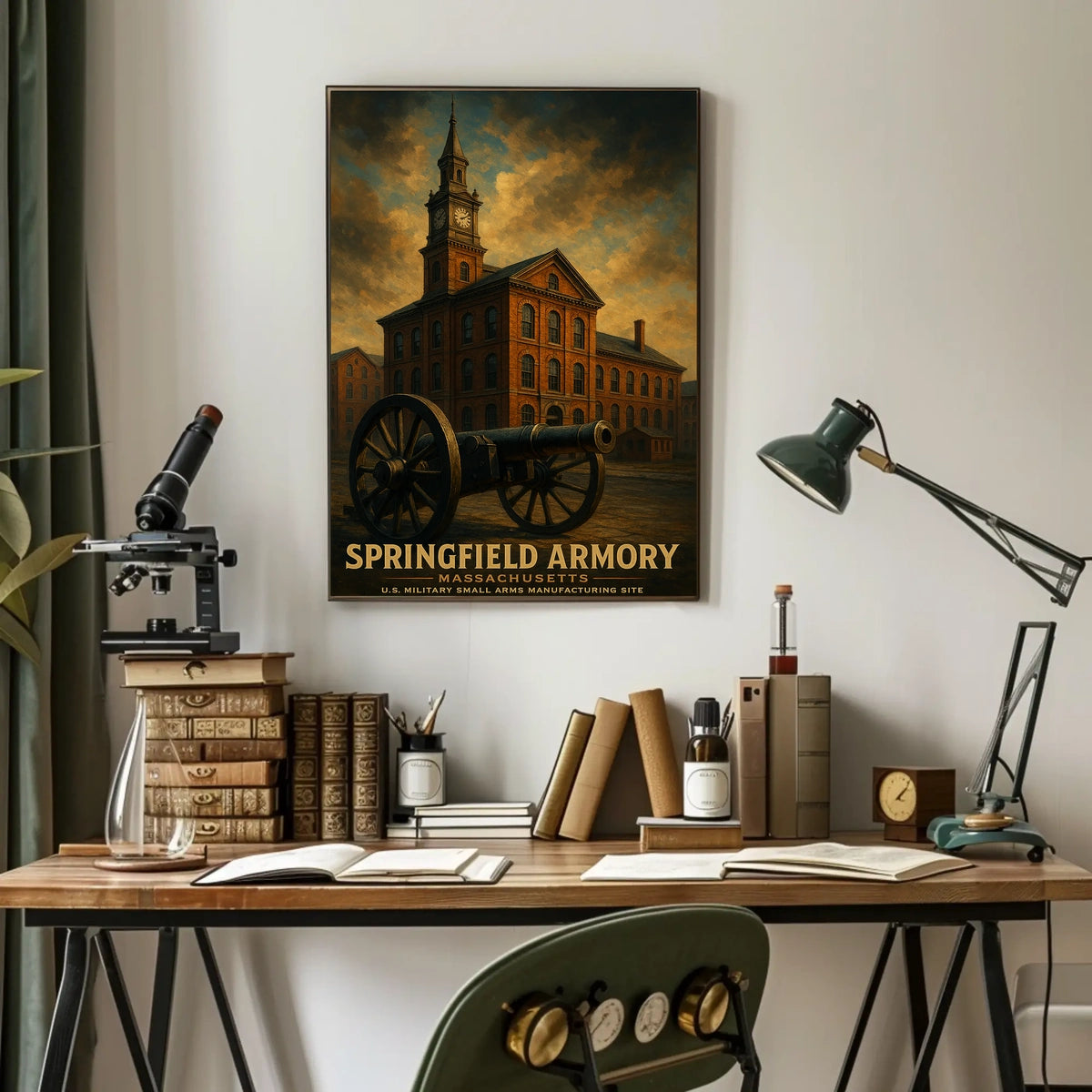 Springfield Armory Historic Military Poster