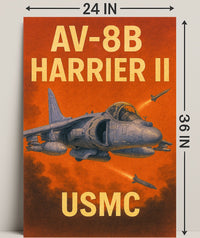 AV-8B Harrier II Poster PosterGoat