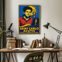 Saint Carlo Acutis Youth Computer Users Poster