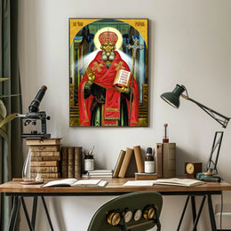 Iconic Religious Figure Poster