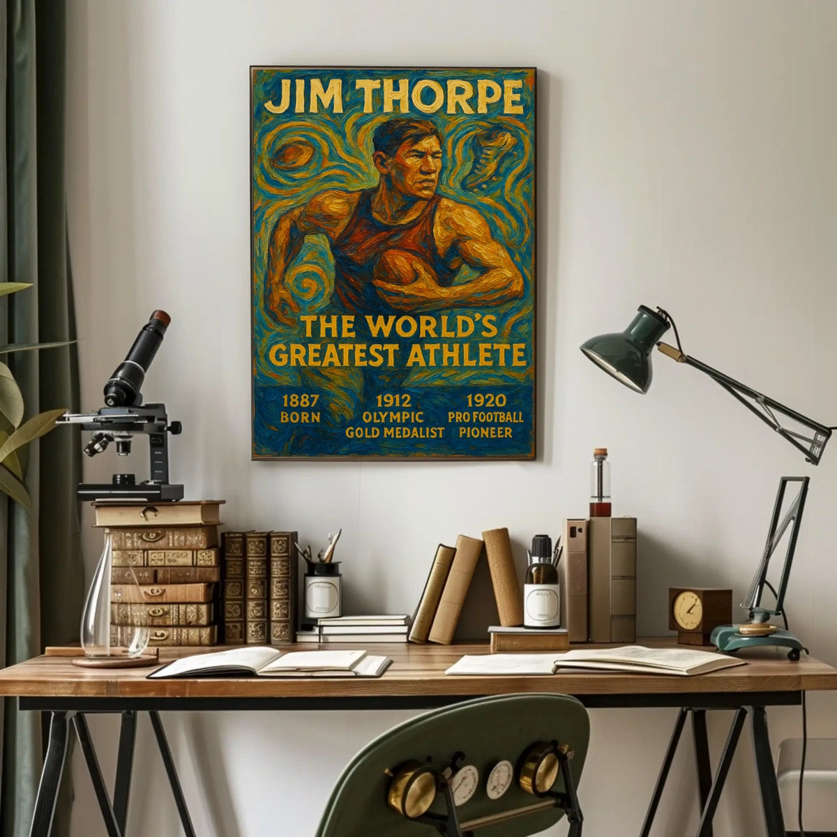 Jim Thorpe Legendary Athlete Jim Thorpe Poster