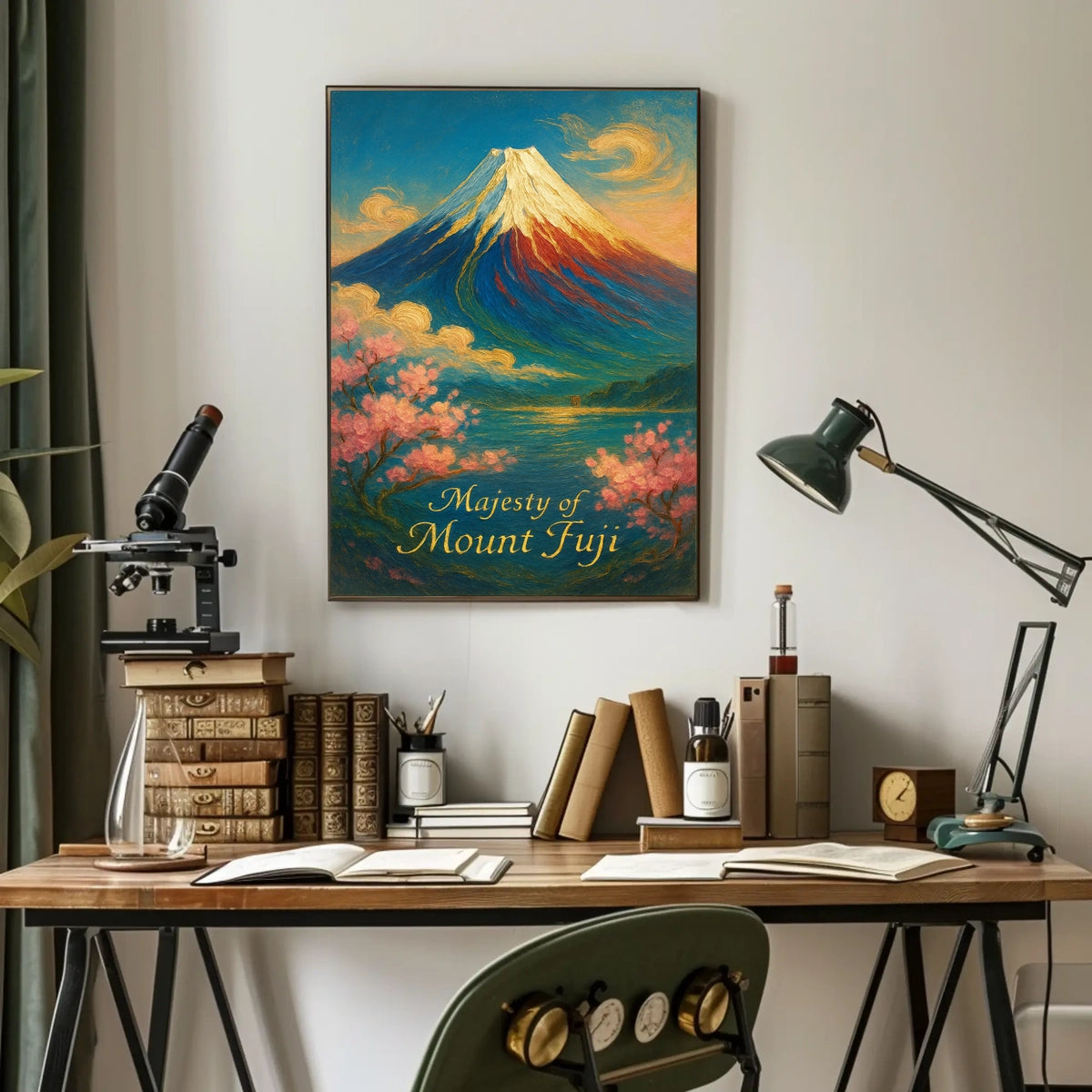 Majesty of Mount Fuji Poster