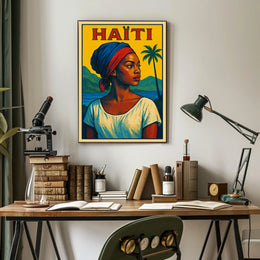 Haiti A Vibrant Tribute Poster