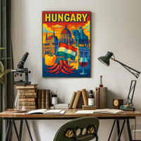 Vibrant Hungary Poster