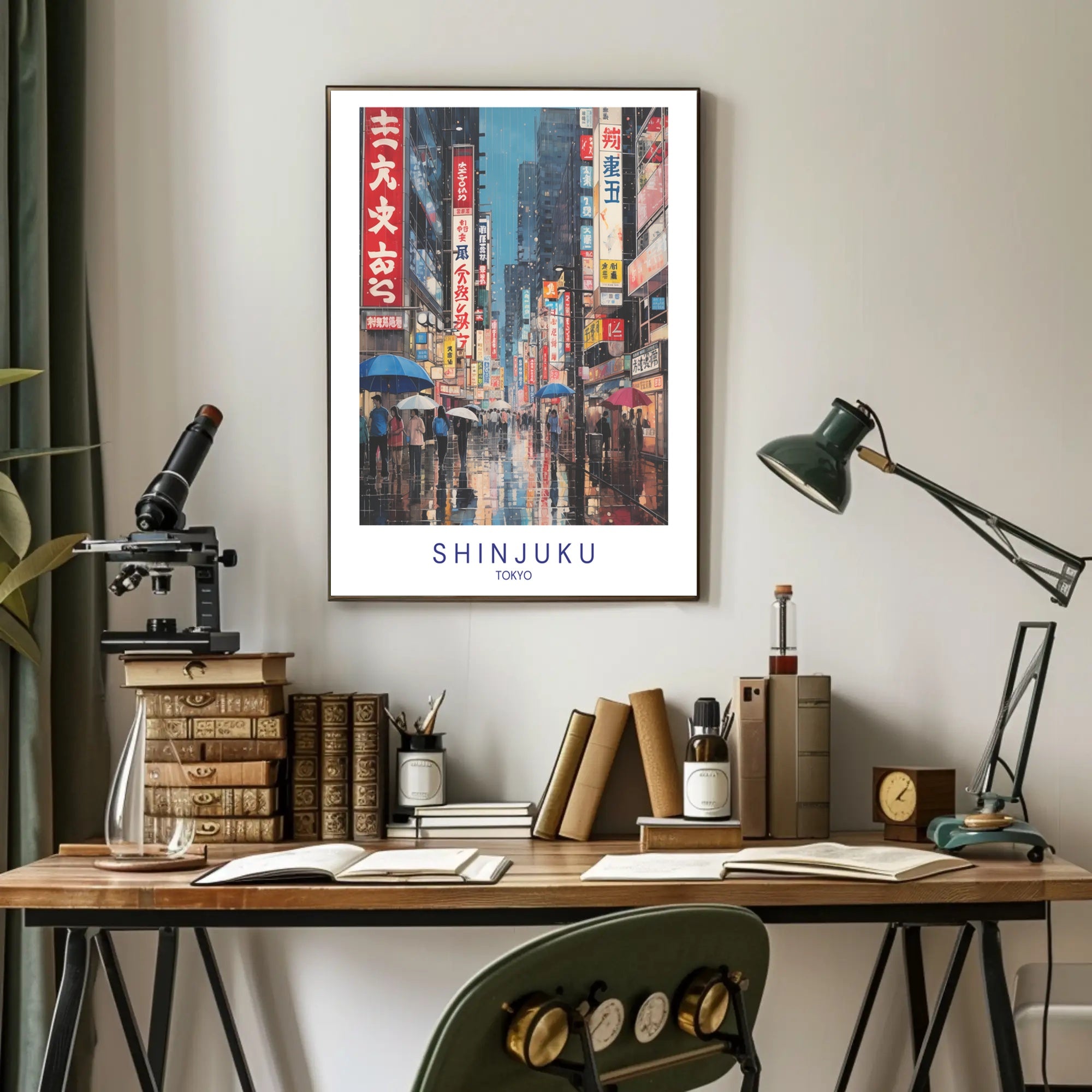 Shinjuku Nightlife Poster PosterGoat