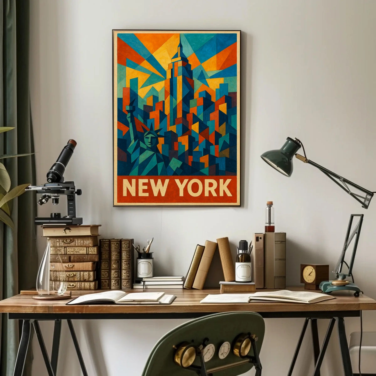 New York Skyline Art Poster
