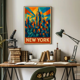 New York Skyline Art Poster