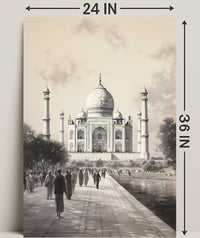 Timeless Beauty Of The Taj Mahal Poster