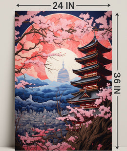 Cherry Blossom Serenity Poster
