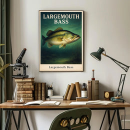 Largemouth Bass Poster PosterGoat