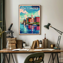 Baltimore Travel Poster