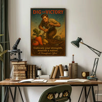 Dig for Victory WWII Propaganda Poster