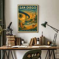 San Diego A Sunshine Paradise Poster