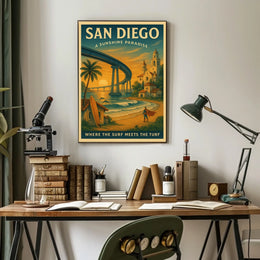 San Diego A Sunshine Paradise Poster