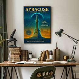 Syracuse A Timeless Landmark Poster